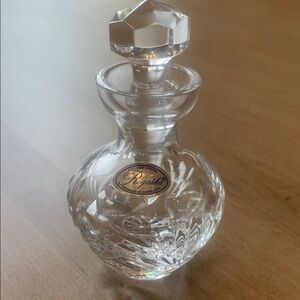 Rogaska of Yugoslavia crystal perfume bottle with stopper. Never used!